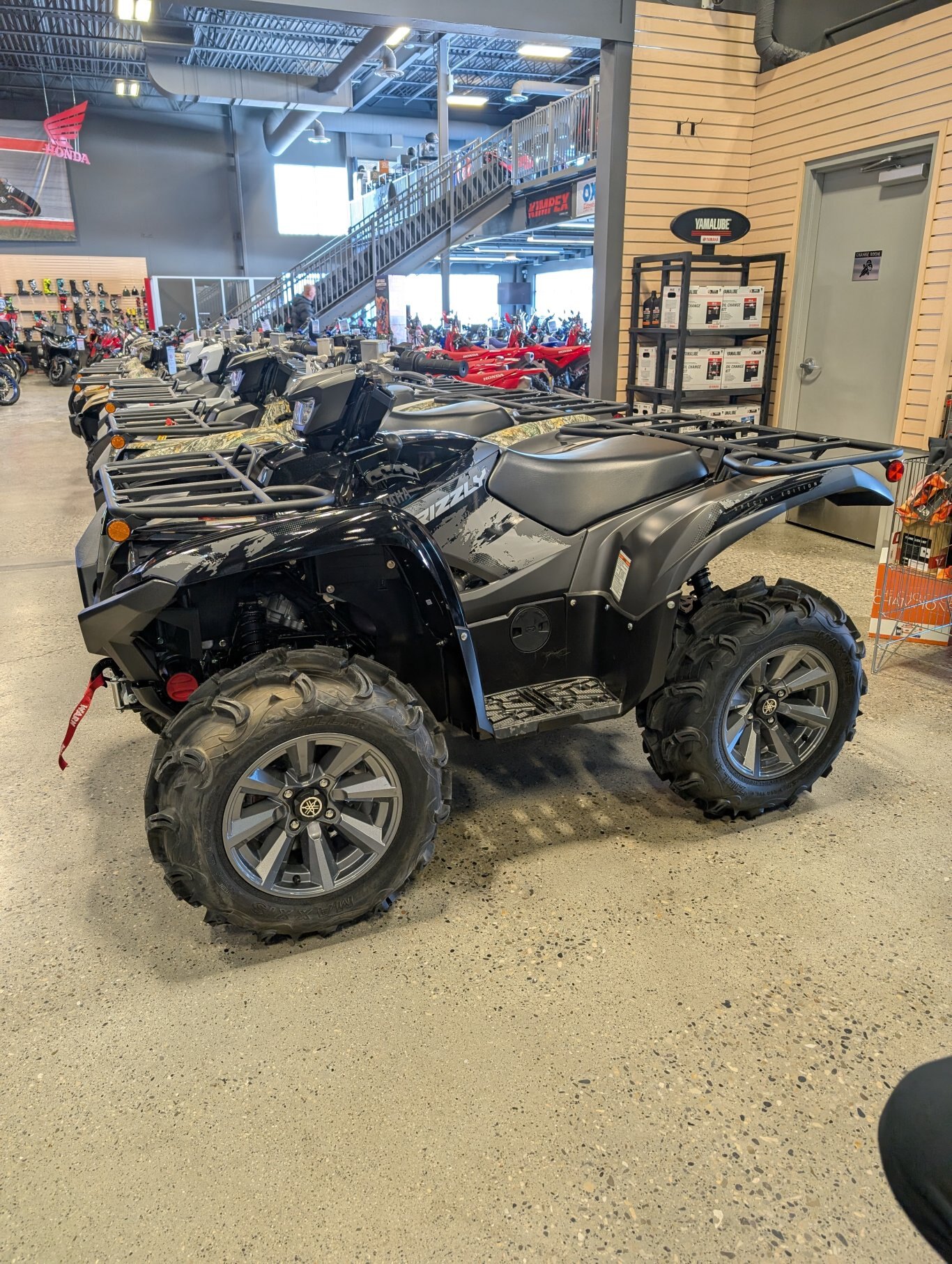 2025 Yamaha Grizzly EPS SE Matte Grey/Metallic Black