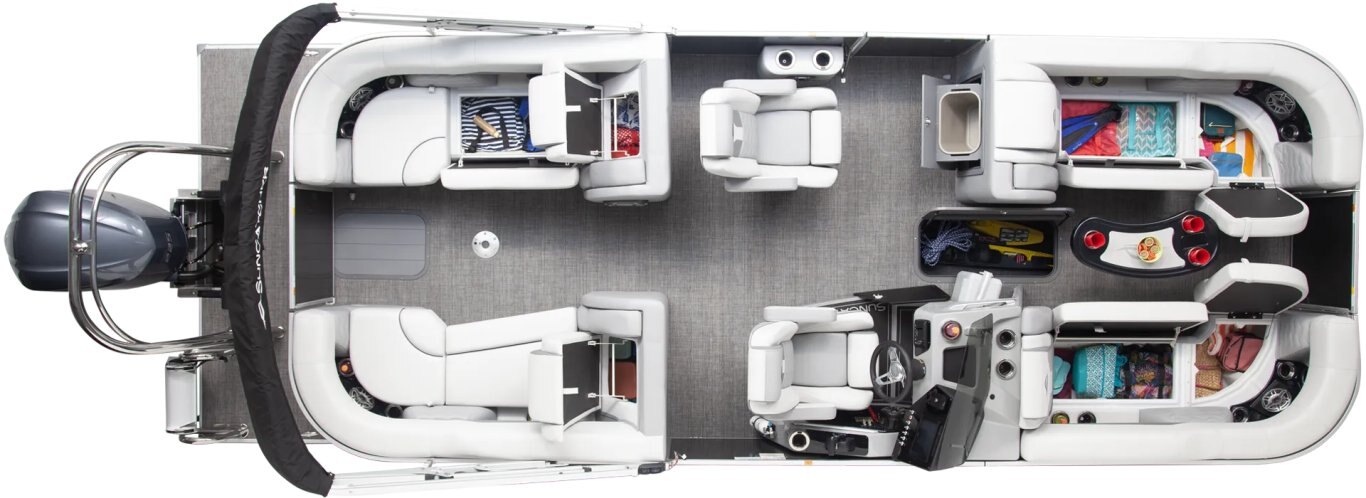 2026 SunCatcher Elite 324RC Charcoal