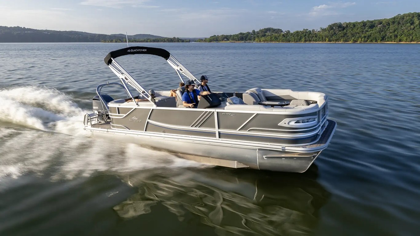 2026 SunCatcher Elite 324RC Charcoal