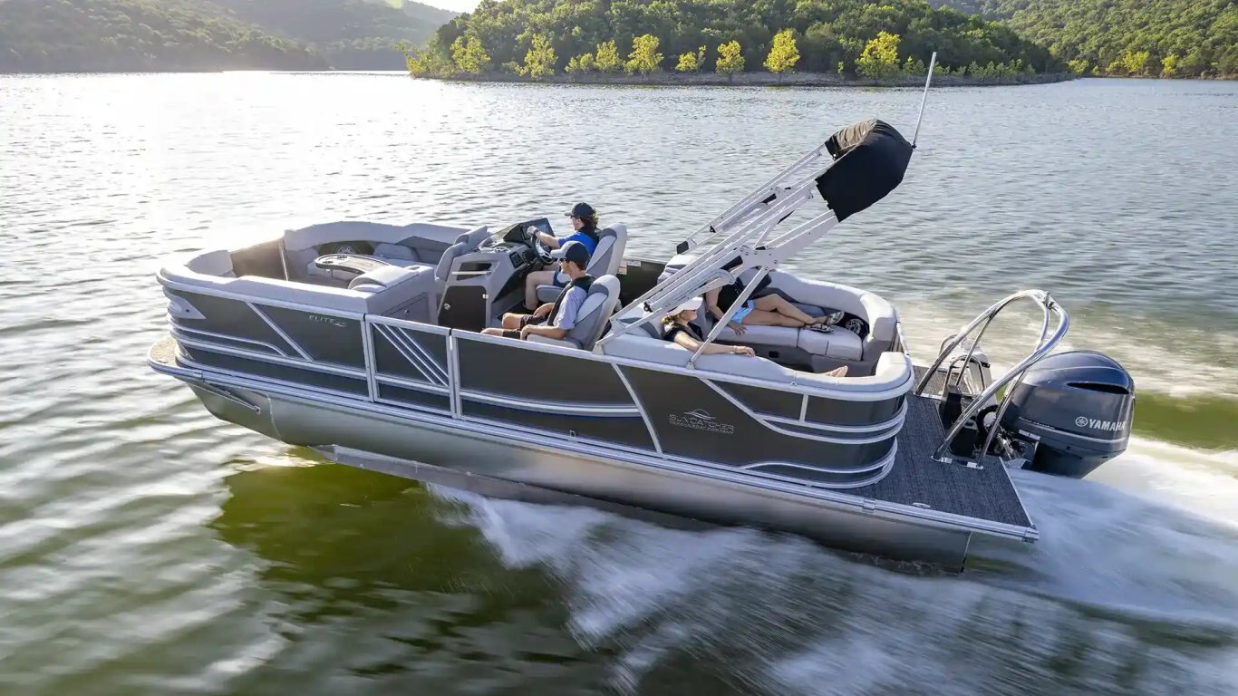 2026 SunCatcher Elite 324RC Charcoal