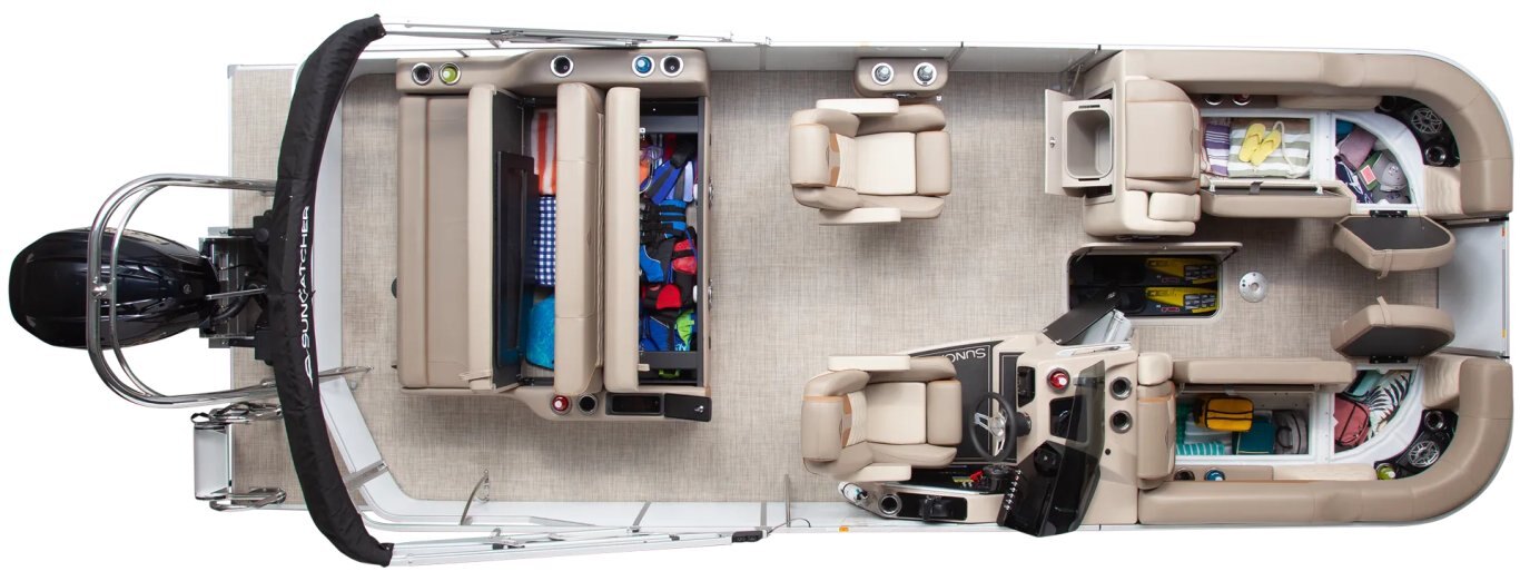 2026 SunCatcher Elite 324SL Charcoal