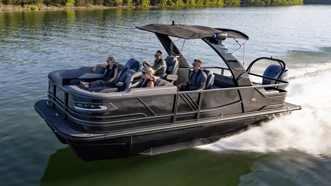 2026 SunCatcher Diamond Elite 324SL Sand Blue