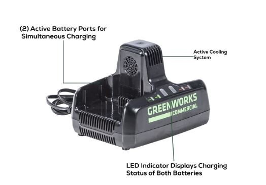 Greenworks 82V Dual Port Charger (82DPC8A)