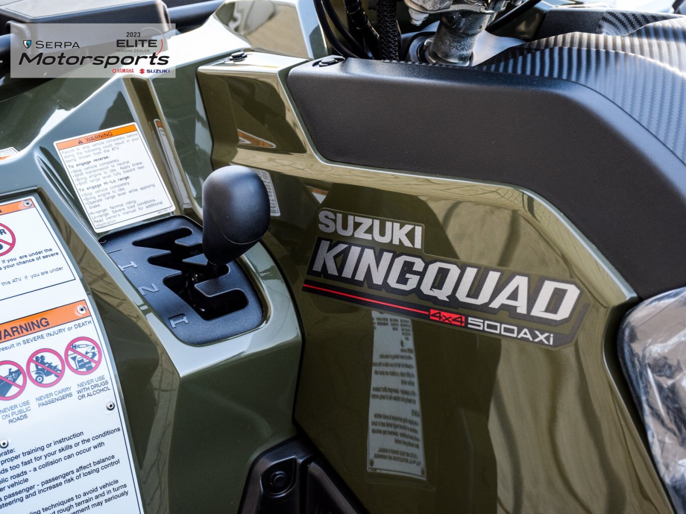 2023 Suzuki KingQuad LT A500XP