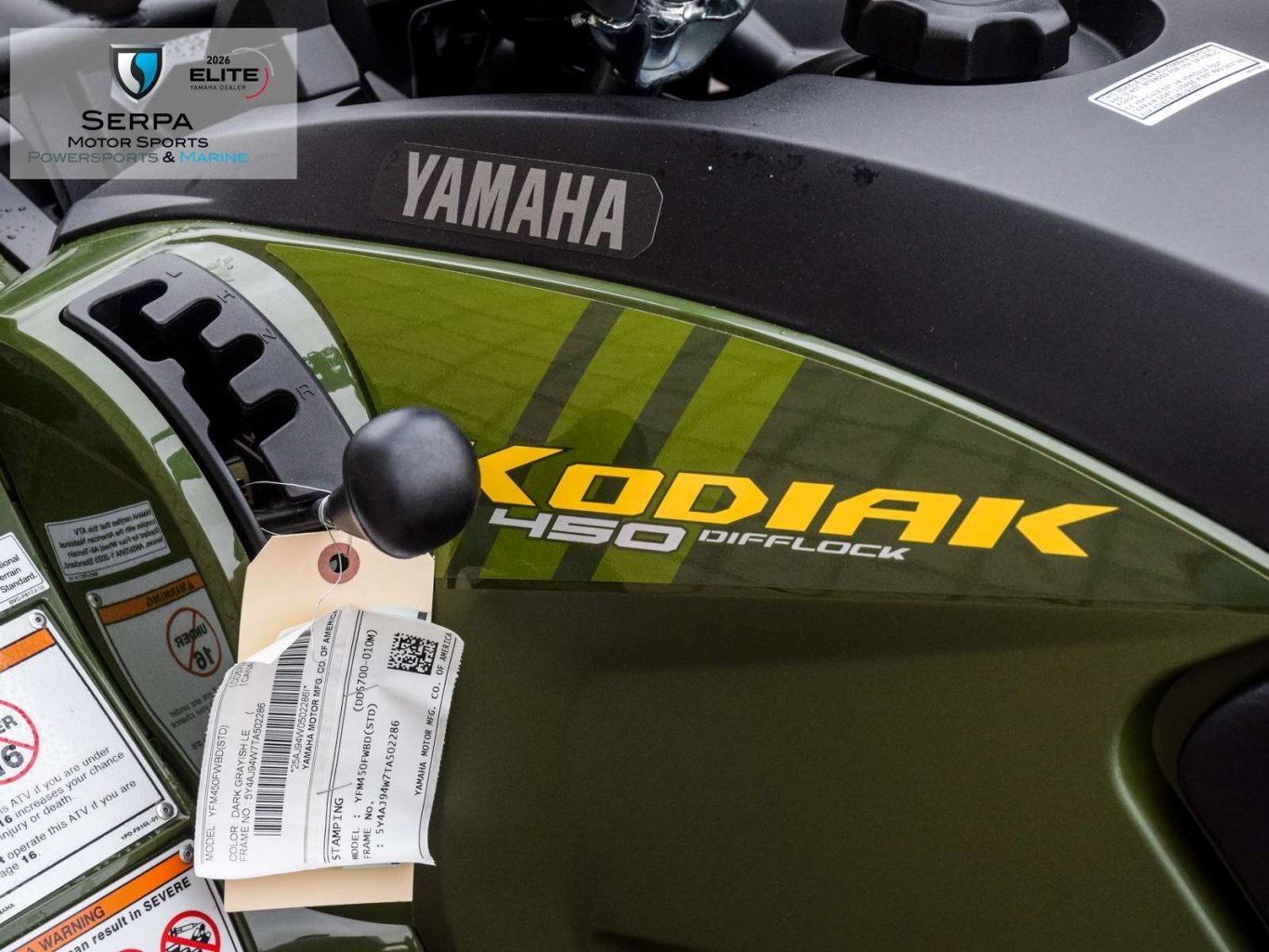 2026 Yamaha Kodiak 450 EPS
