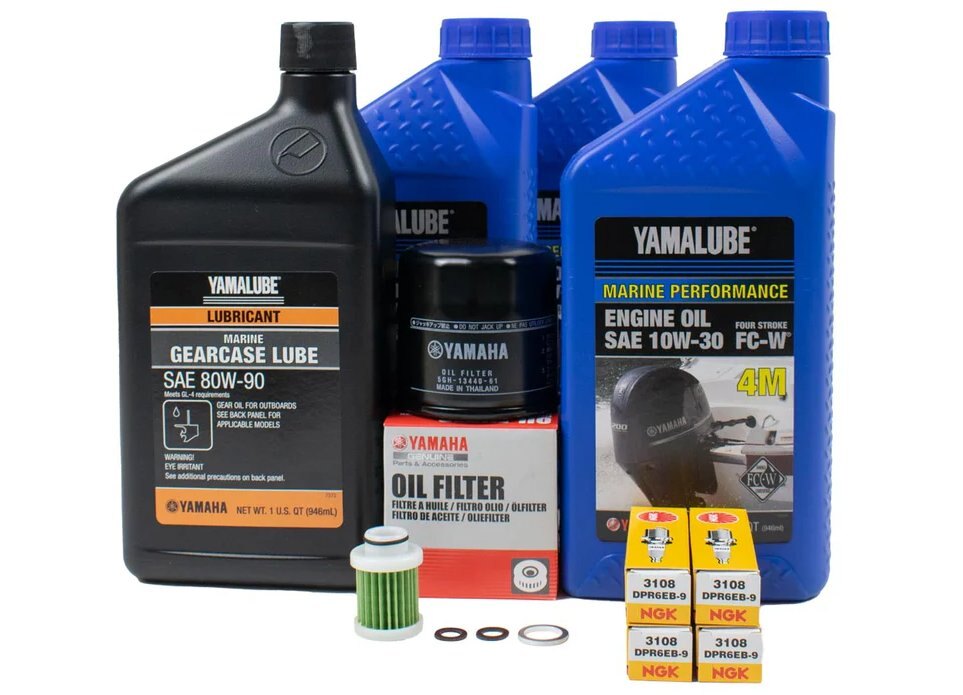 Yamaha 100 Hour Service Kit F40, F50, F60 2006 Current