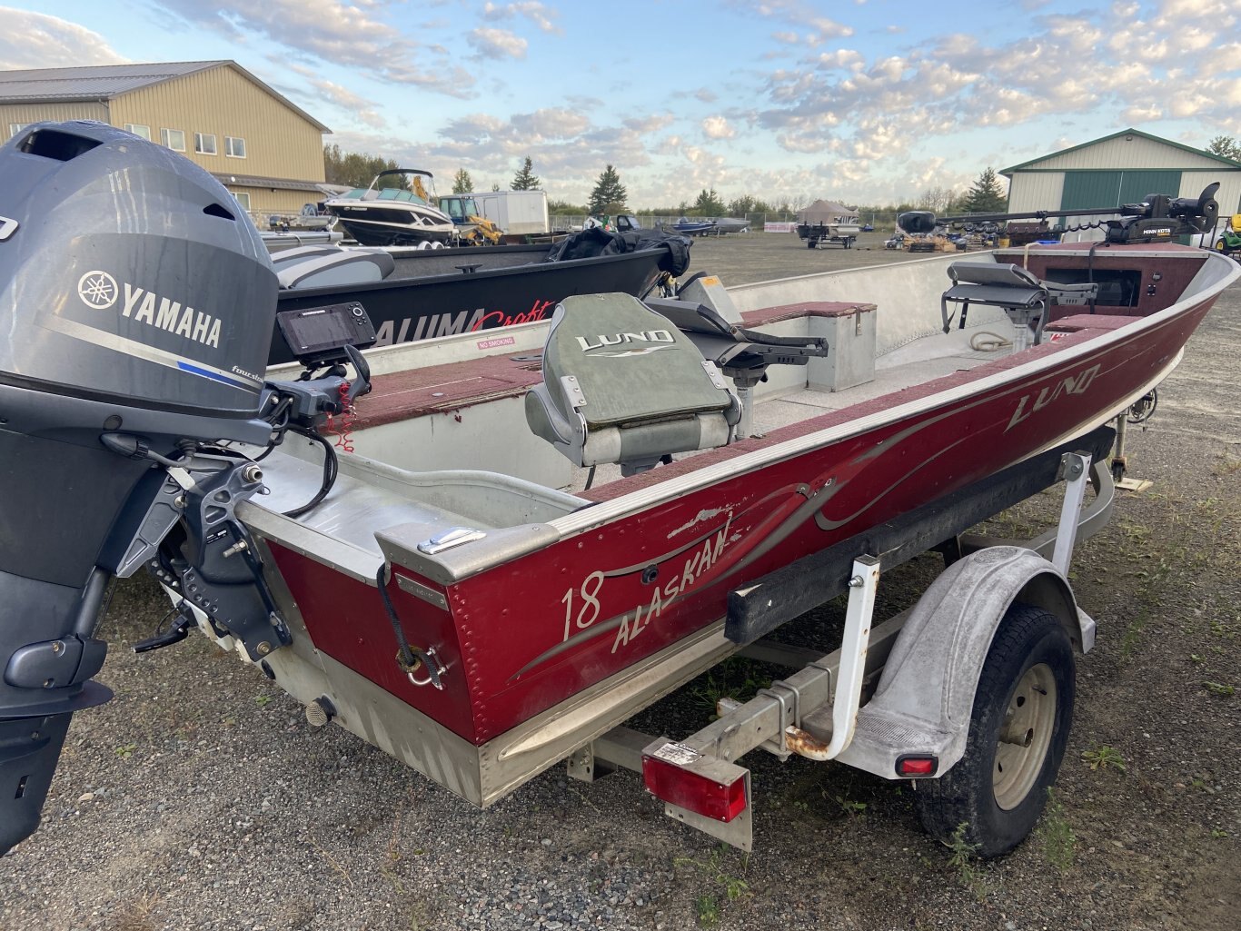 Lund 18' alaskan yamaha f60