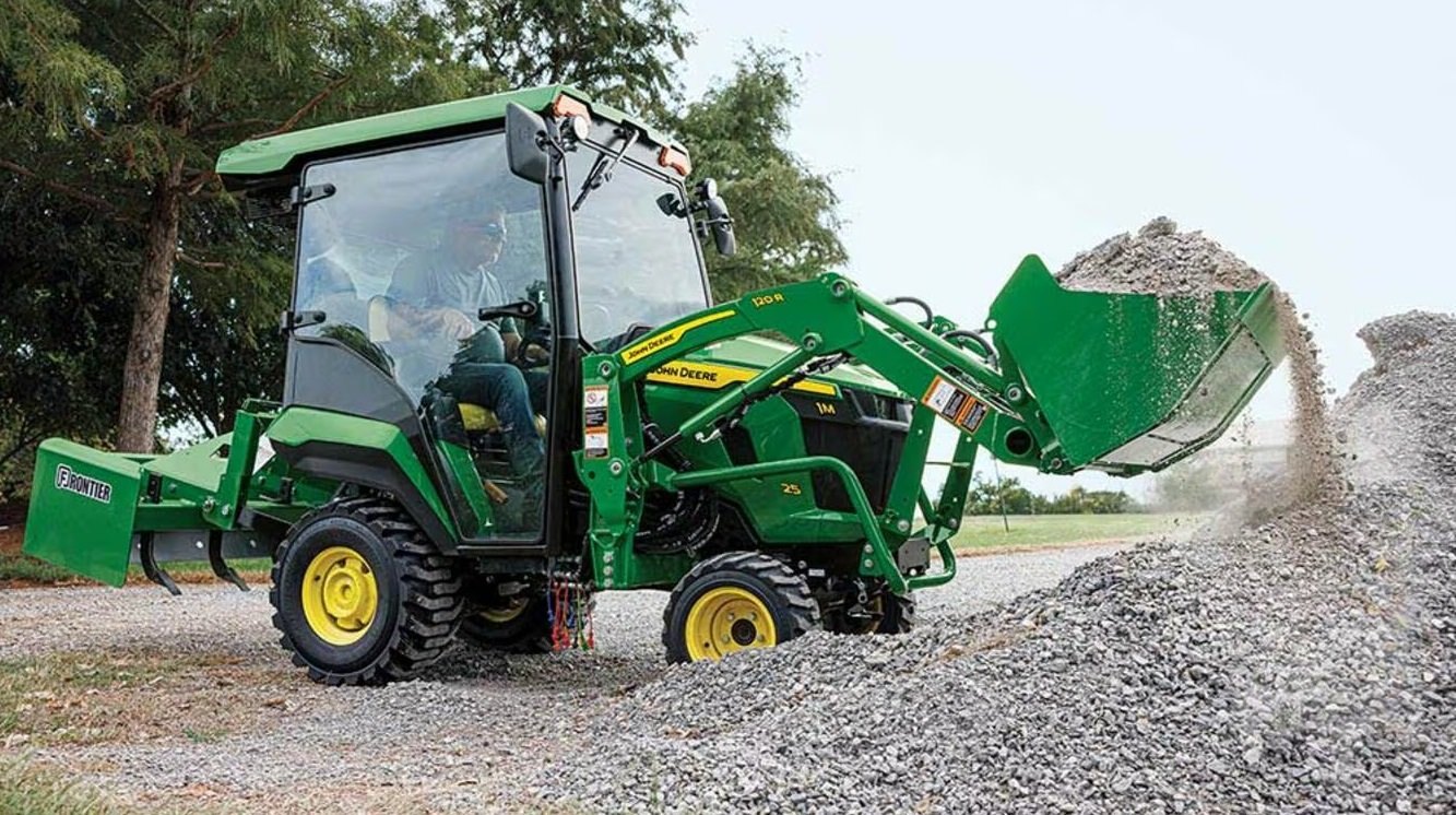 new john deere 1m25 with hvac cab