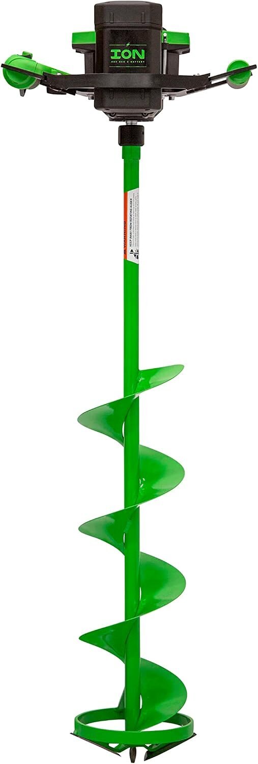 ION Alpha 8 Electric Ice Auger steel