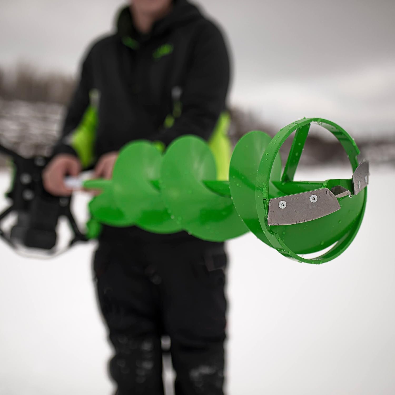 ION Alpha 8 Electric Ice Auger steel