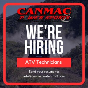 Now Hiring ATV Technicians