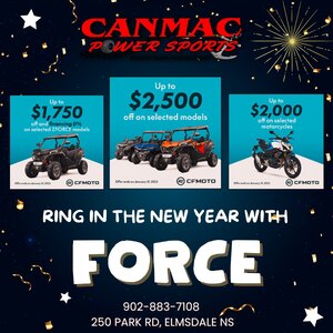 Ring in the new year with a shiny NEW CFMOTO!