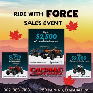 CFMOTO's Ride with Force Sales Event