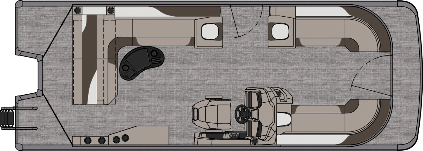2025 Avalon LSZ Cruise Rear Bench 23 FT
