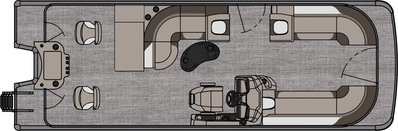 2025 Avalon LSZ Rear Fish 25 FT
