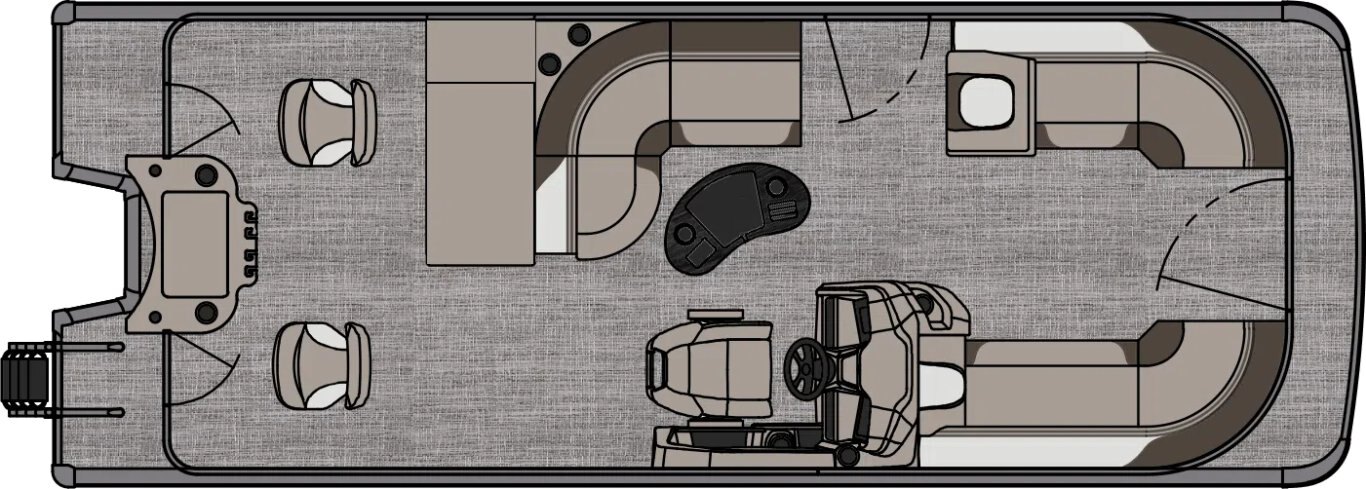 2025 Avalon LSZ Rear Fish 23 FT
