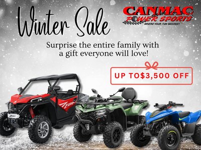 CFMOTO WINTER SALES EVENT!