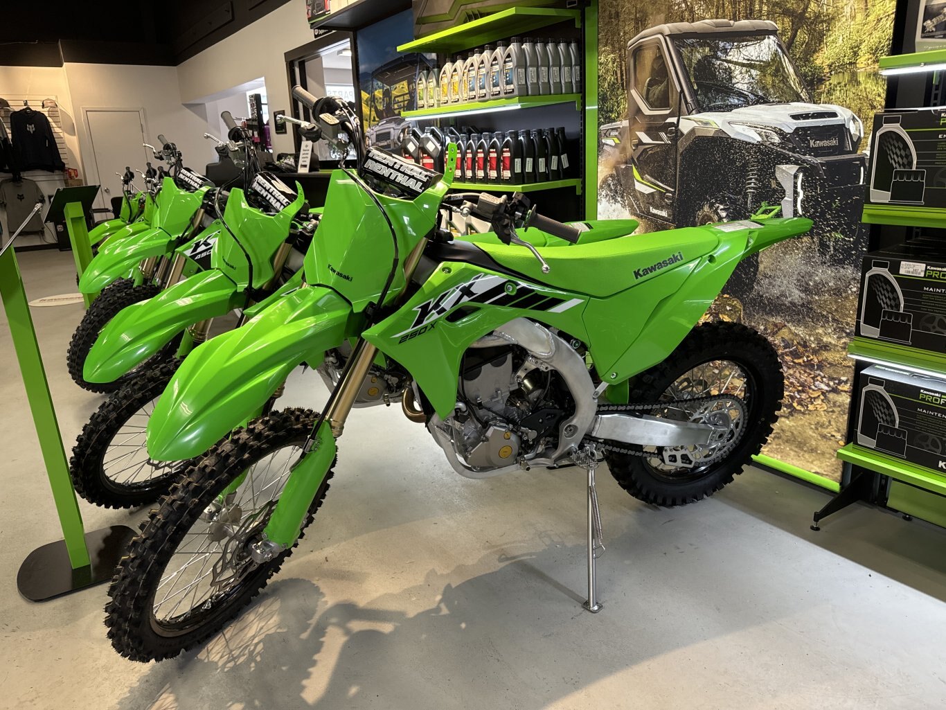 2025 Kawasaki KX250X - Lime Green