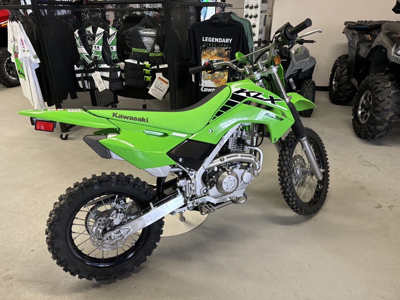 2025 Kawasaki KLX140R Lime Green