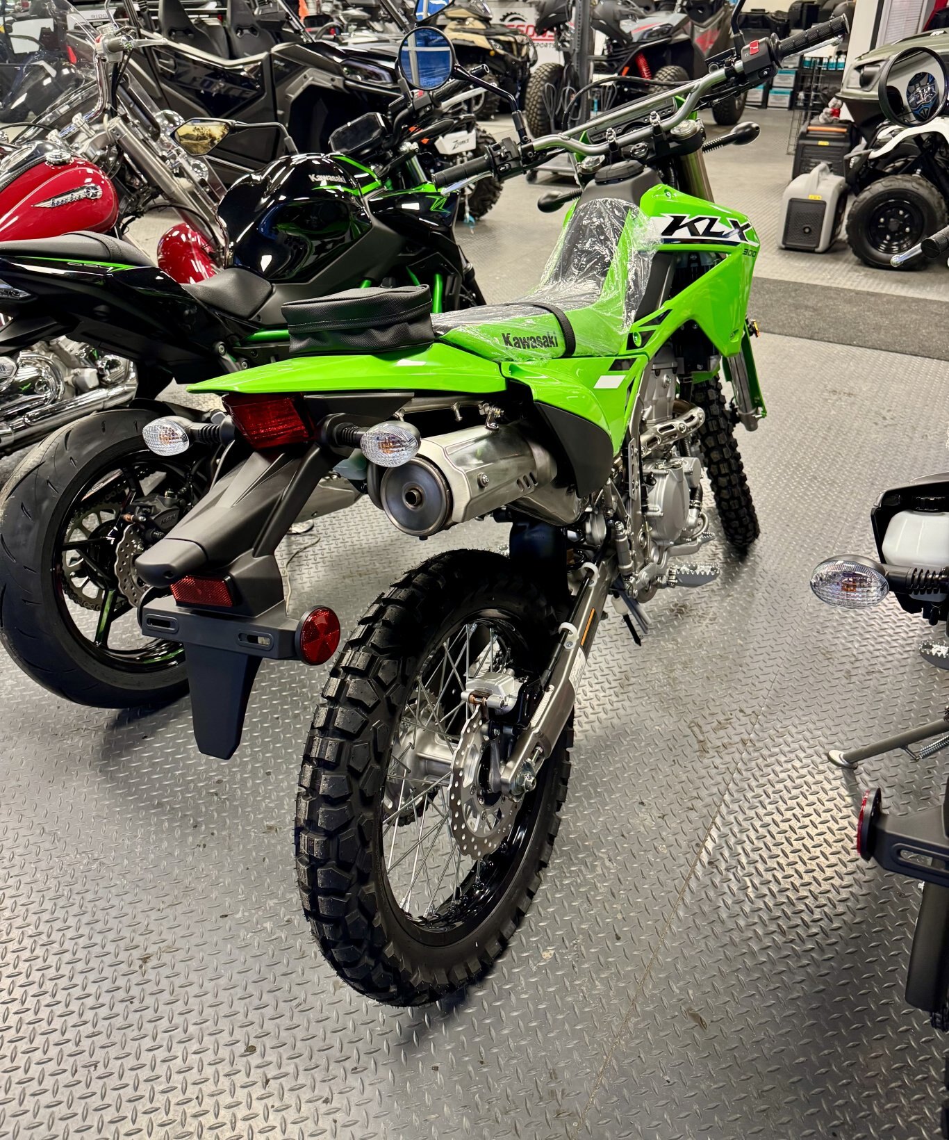 2025 Kawasaki KLX300 Lime Green