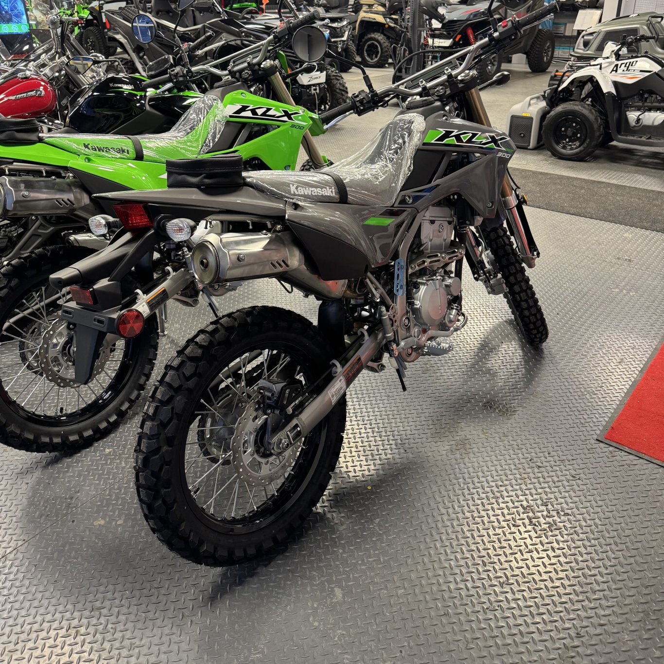 2025 Kawasaki KLX300 Battle Gray