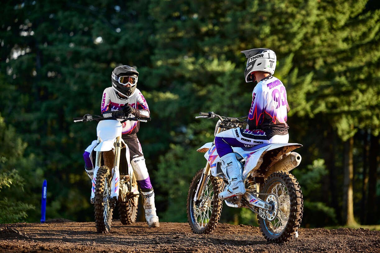 2024 Yamaha YZ450F Anniversary White