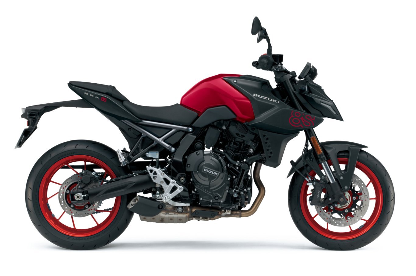 2026 Suzuki GSX 8S Candy Daring Red / Metallic Mat Black No.2 (BNR)