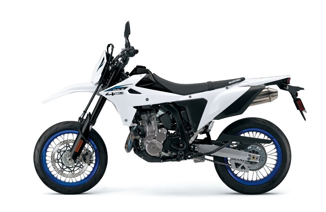 2025 Suzuki DR Z4SM Solid Special White No. 2