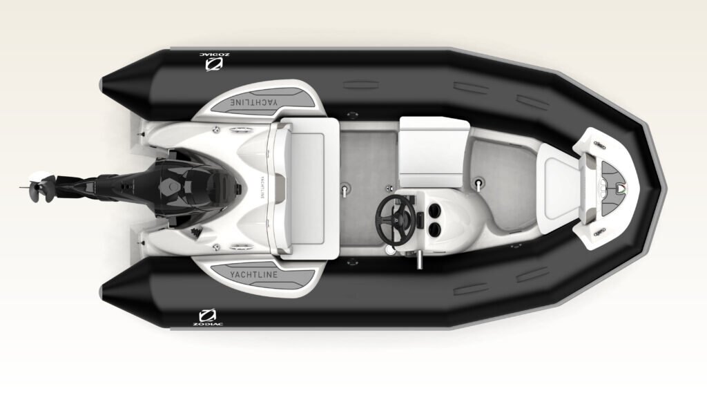 2023 Zodiac Yachtline 360 Hypalon with Yamaha F25LWTC