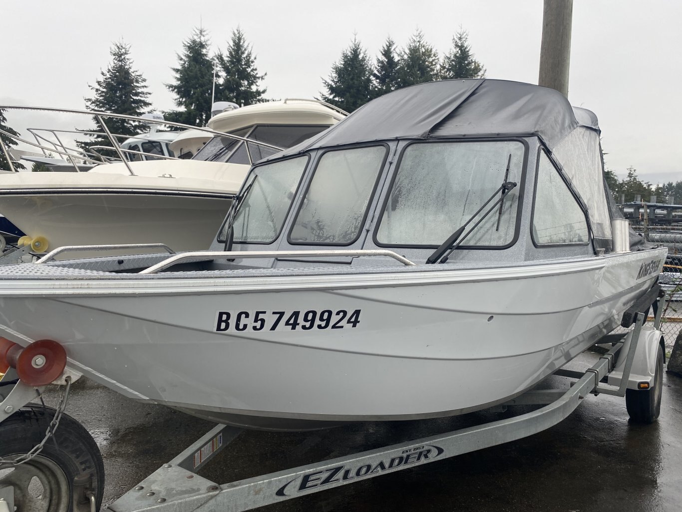 Used 2017 Kingfisher 1825 Falcon with Yamaha 90hp and trailer