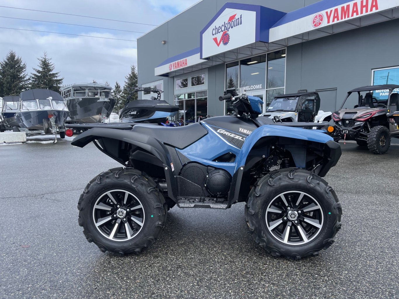 2025 Yamaha Grizzly EPS SE Dusty Blue