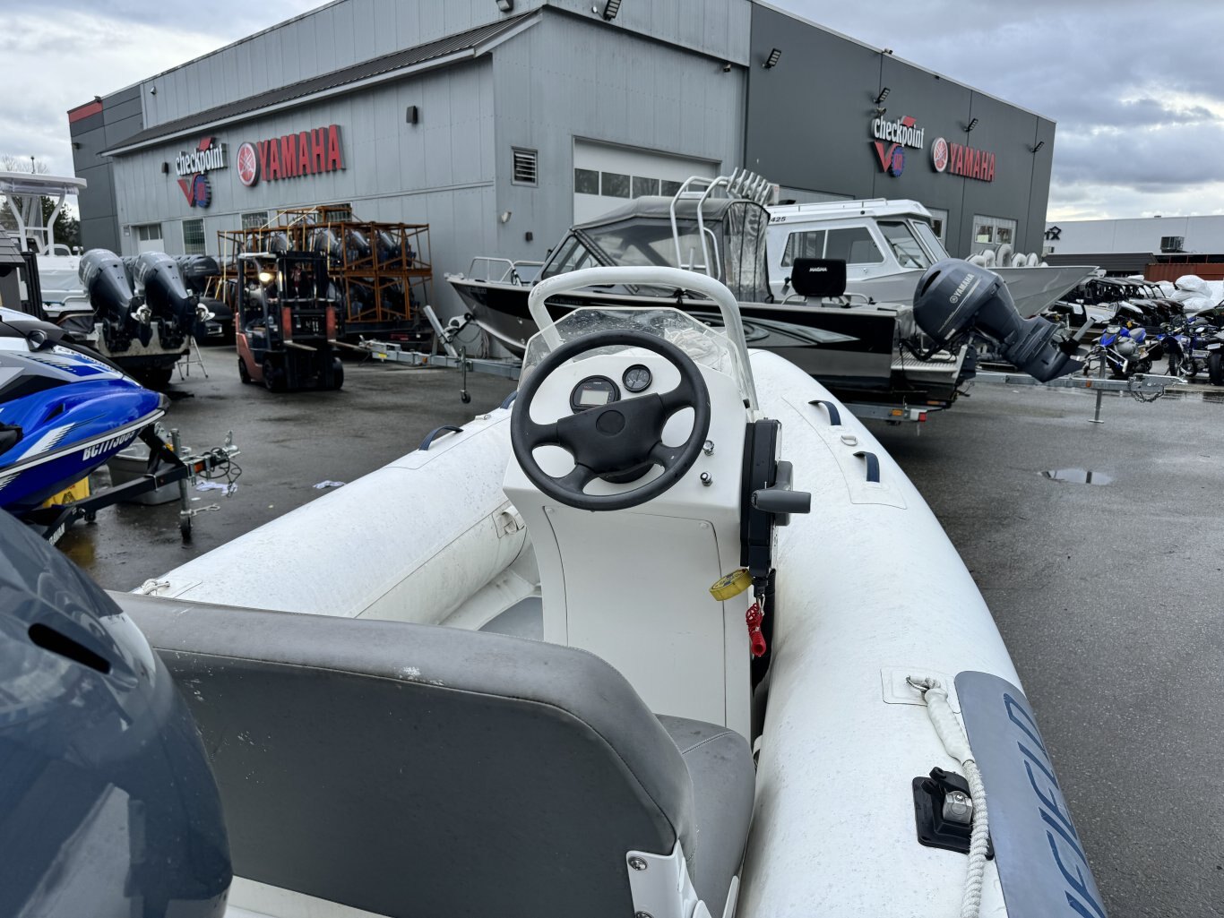 2017 Highfield OM350 Hypalon with 30 HP