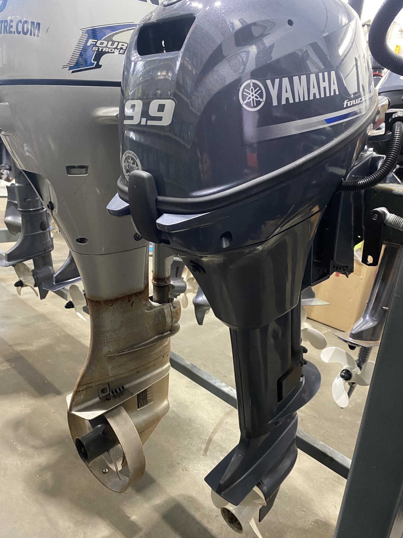 Used  Yamaha F9.9LMHB with warranty till 2027