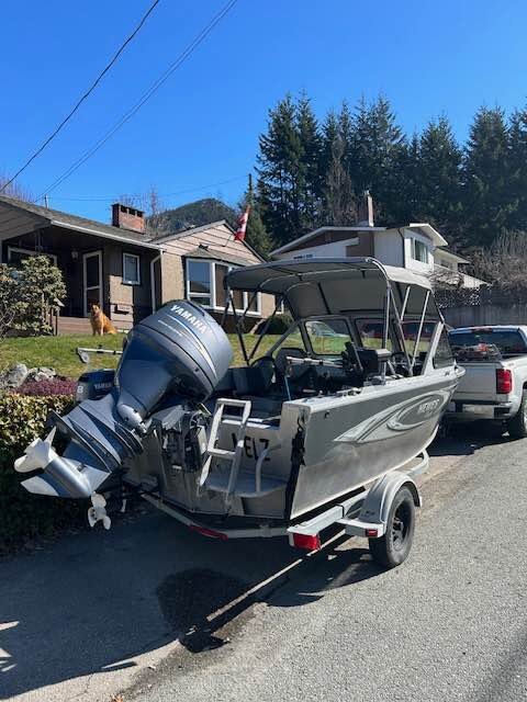 Used 2016 Hewescraft 160 Sportsman w/ 90HP Yamaha & Trailer