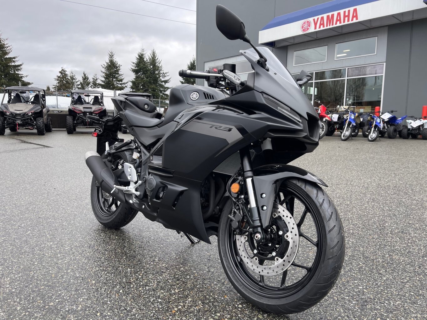 2025 Yamaha YZF R3 Matte Stealth Black