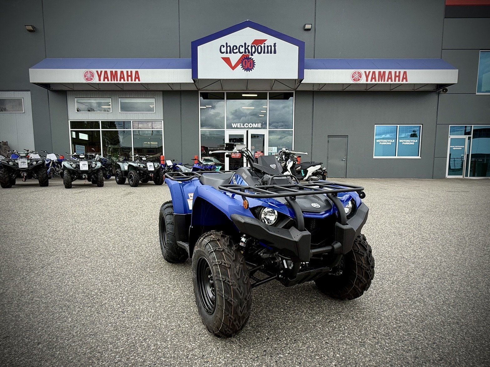 2026 Yamaha Kodiak 450 Steel Blue