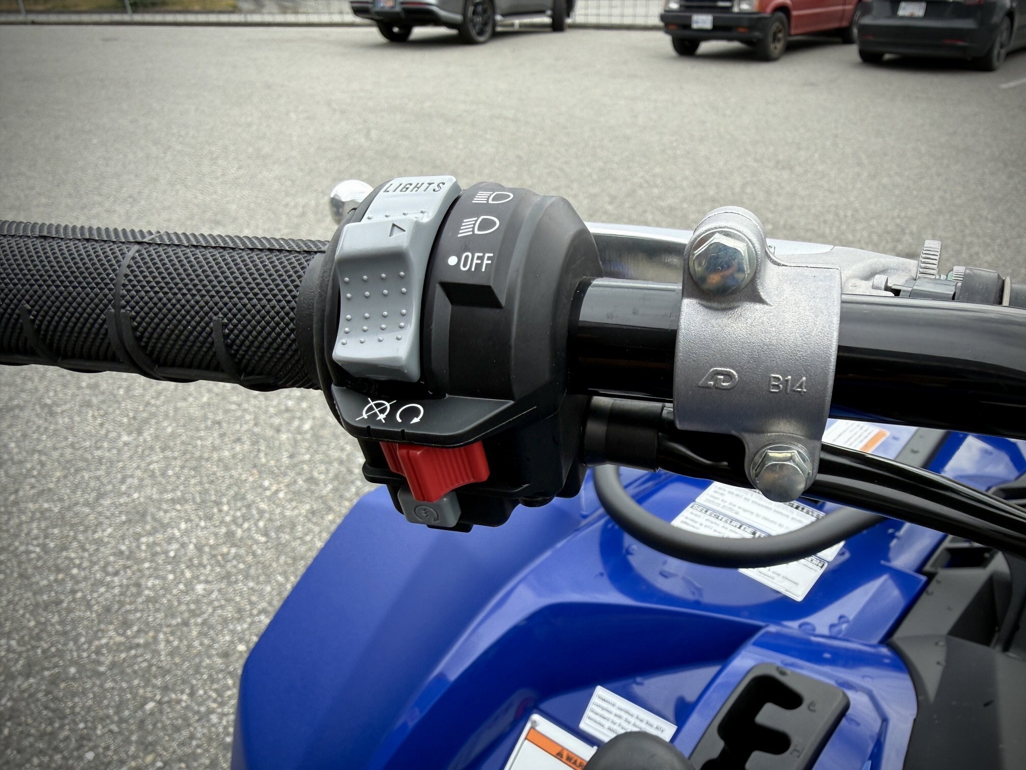 2026 Yamaha Kodiak 450 Steel Blue