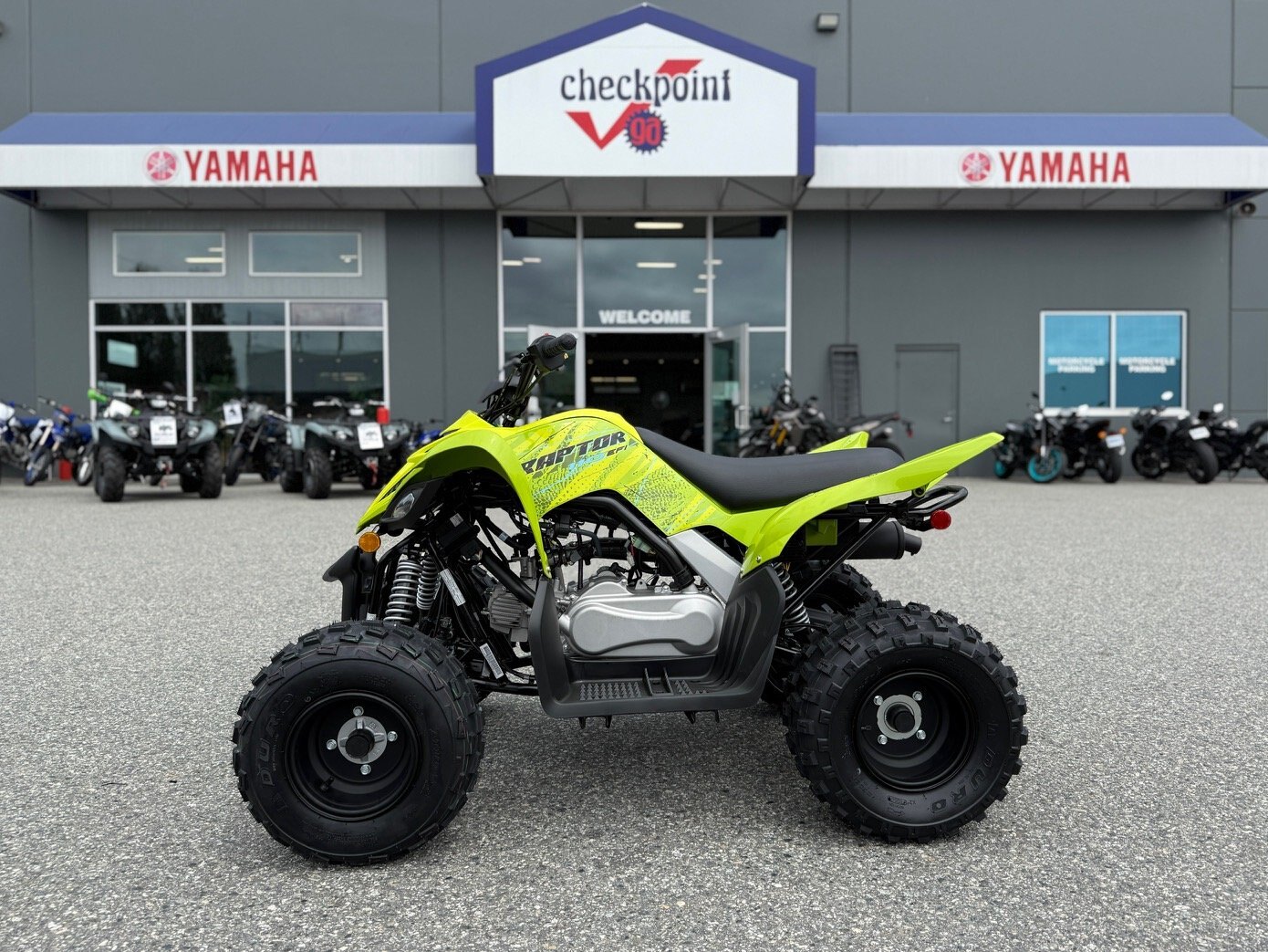 2026 Yamaha Raptor 110 Acid Green