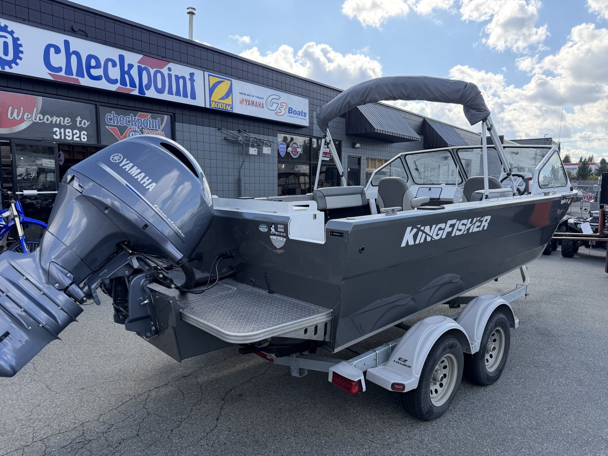 2020 Kingfisher 2025 Escape ST w/Yamaha F150 & T9.9