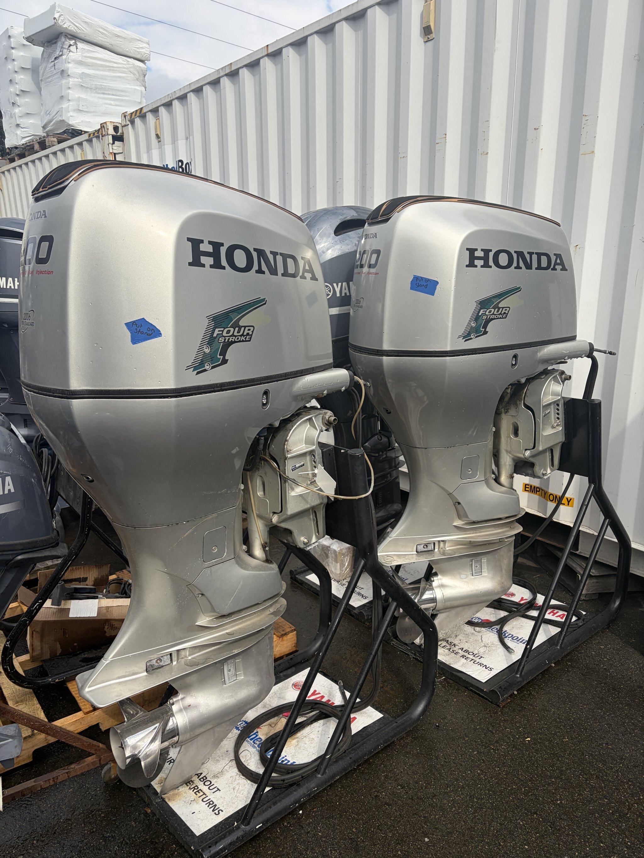 2001 Honda Twin 200Hp Oputboards