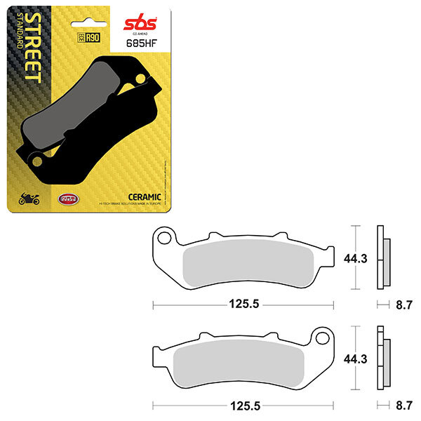 SBS ATV/UTV CERAMIC BRAKE PAD (6190685108)