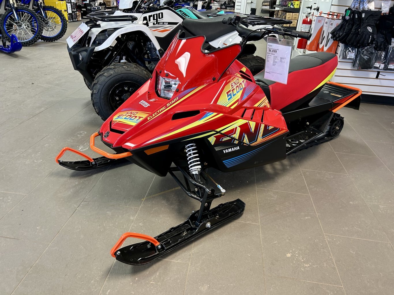 2025 Yamaha SNOSCOOT ES Rouge/orange