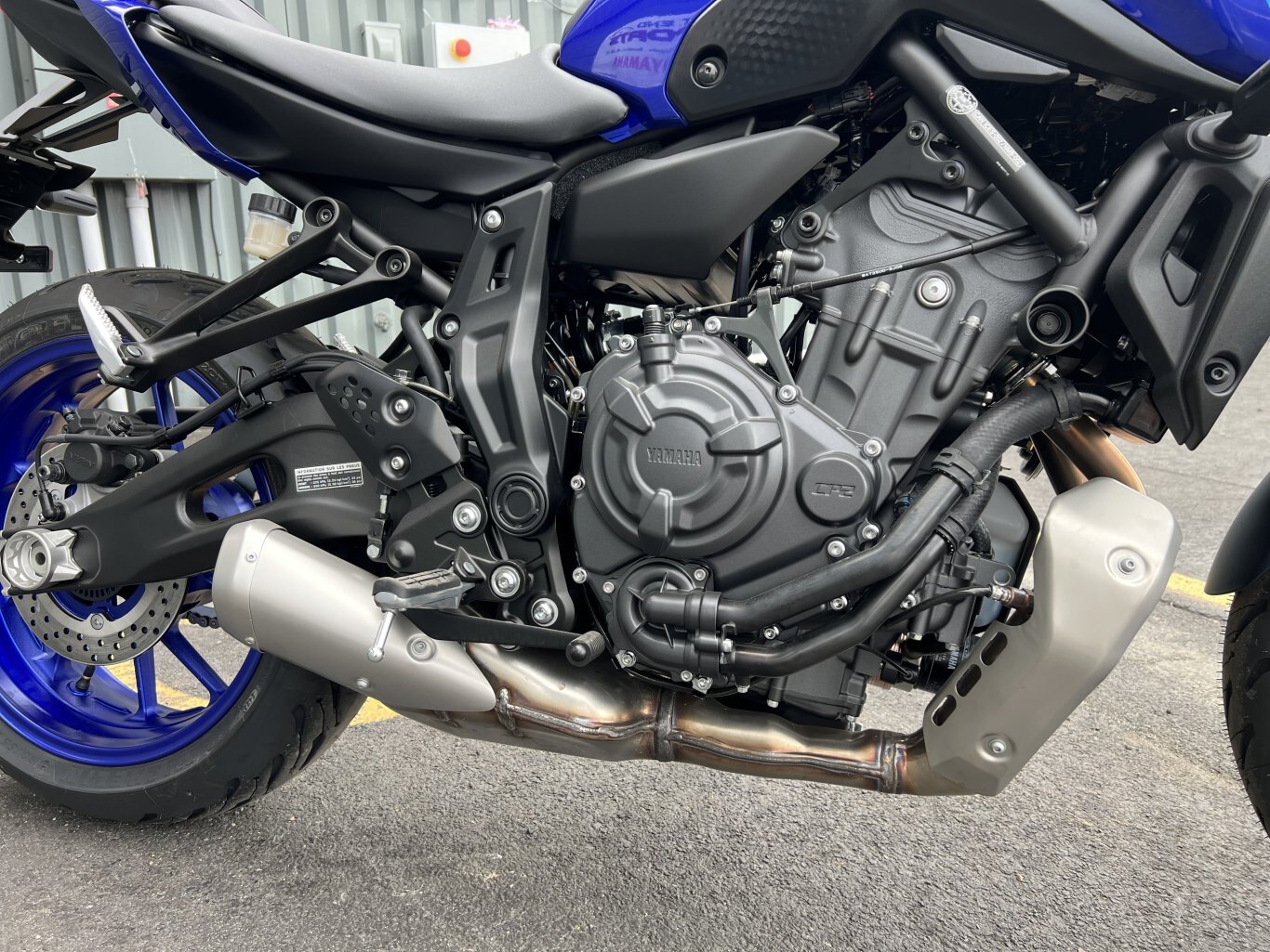 2024 Yamaha MT 07 Team Yamaha Blue