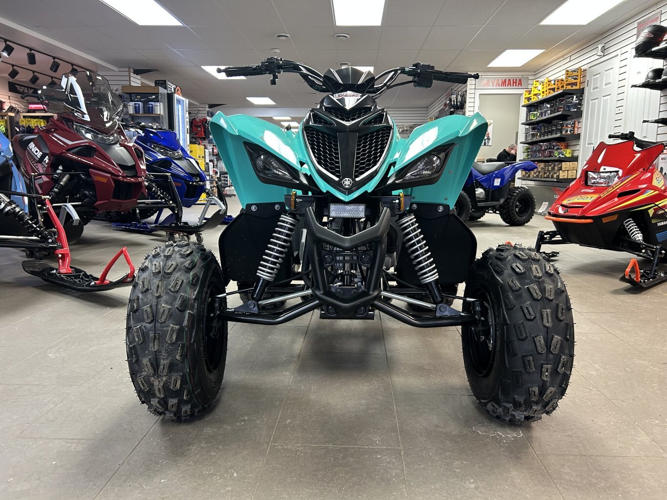 2025 Yamaha Raptor 110 Teal