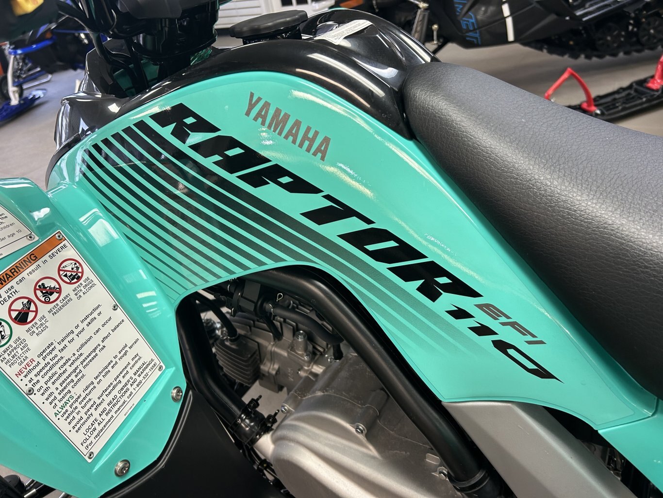 2025 Yamaha Raptor 110 Teal