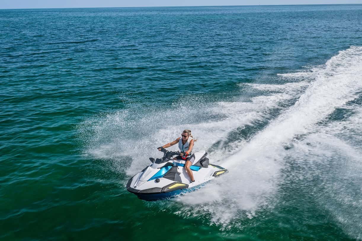 2027 Yamaha JetBlaster LTD Lagoon Blue/White