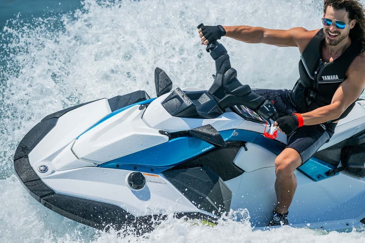 2027 Yamaha JetBlaster LTD Lagoon Blue/White
