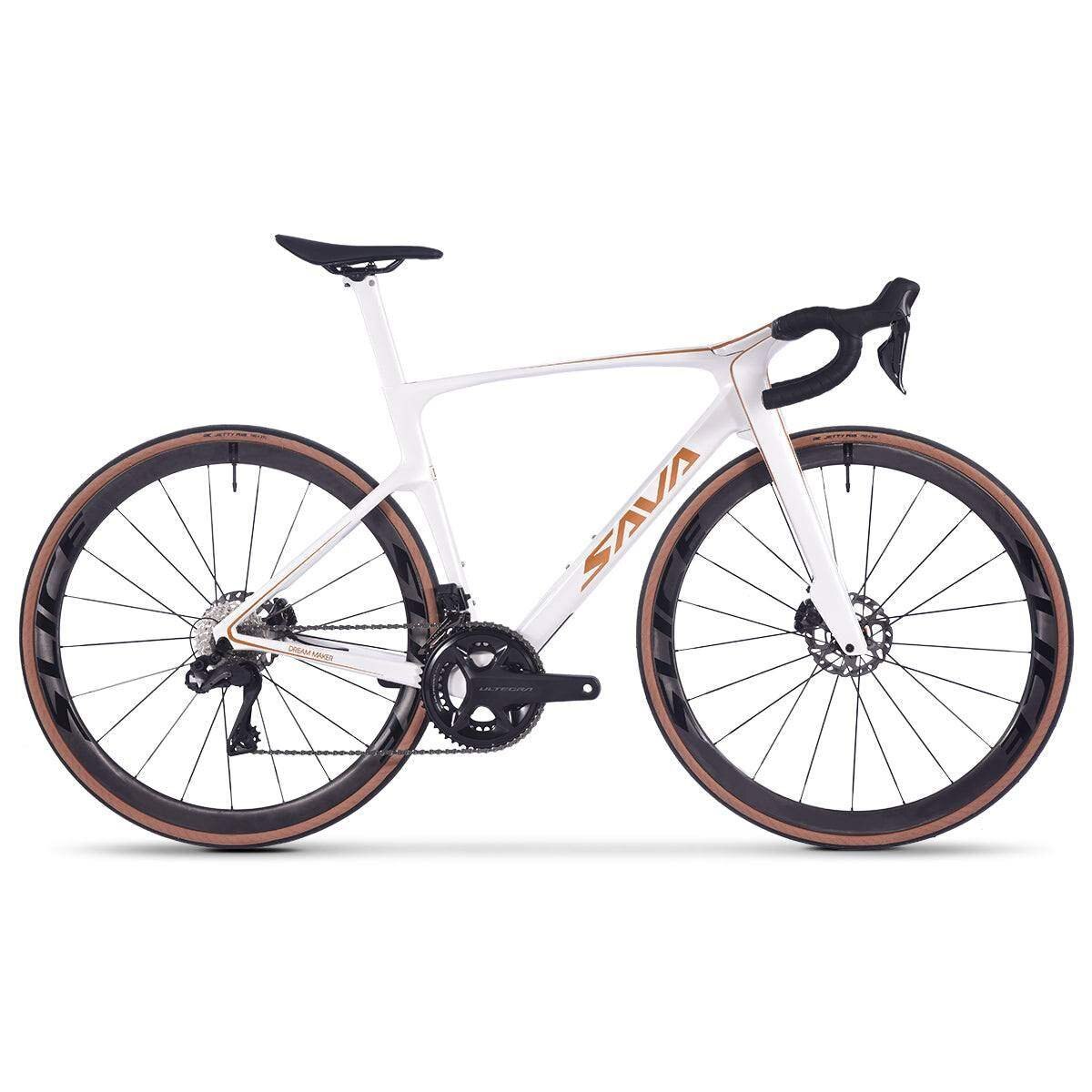 Vélo 2023 SAVA Dream Maker Ultegra Di2 R8170 24V entièrement carbone / blanc perle