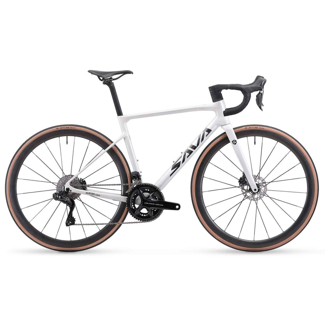 2023 SAVA FALCON 9.0 Di2 Full Carbon Road Bike 24 Speed / White
