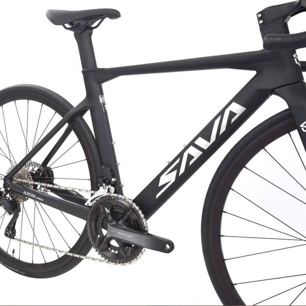 2023 SAVA AURORA 7.0 Di2 Carbon Road Bike 24 Speed / White